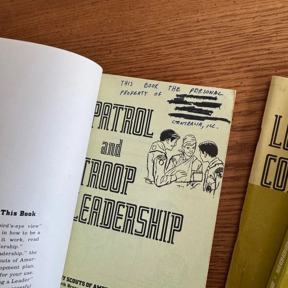 Boy Scouts‎ of America Vintage Leadership Corps Troop Committee Handbook Set